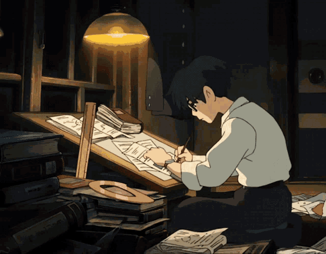 Anime Study Gif